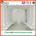 12 people traditional wet steam build outdoor steam room and steam room
